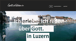 Desktop Screenshot of gotterleben.ch