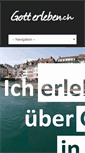 Mobile Screenshot of gotterleben.ch