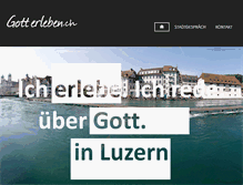 Tablet Screenshot of gotterleben.ch